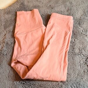 lululemon athletica Pink Align Crop Leggings